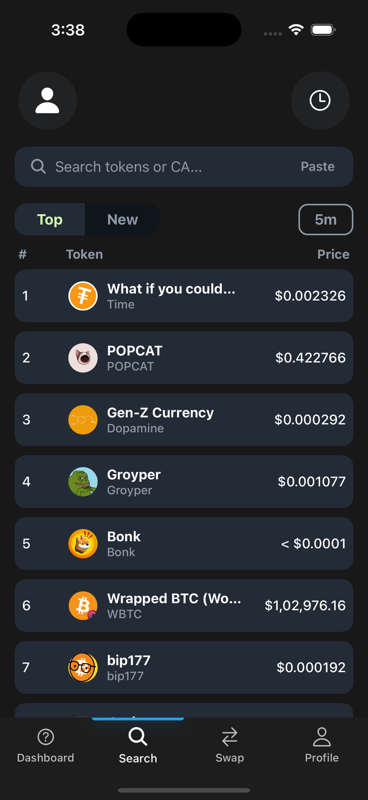 Neptune Wallet Screenshot 2